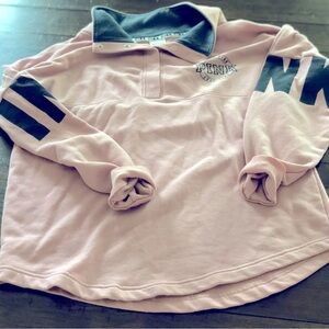 Victoria’s Secret PINK Half Button Sweatshirt